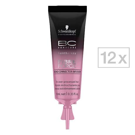 Schwarzkopf Professional BC Bonacure FIBRE FORCE Bond Connector Infusion Packung mit 12 x 10 ml