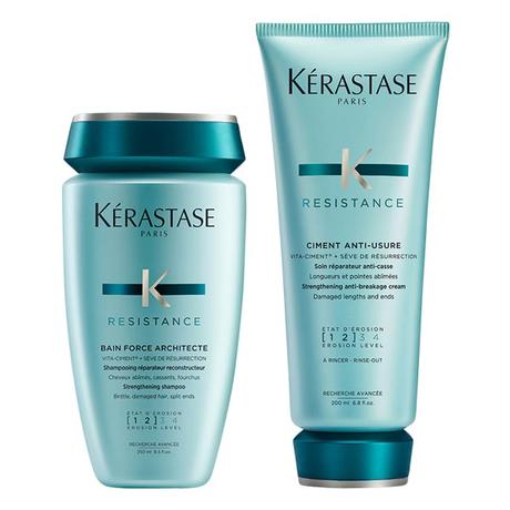 Kérastase Resistance Force Pflegeduo Set (Shampoo 250 ml + Conditioner 200 ml)