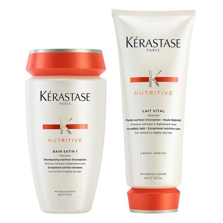 Kérastase Nutritive Irisome Pflegeduo Set (Shampoo 250 ml + Conditioner 200 ml)