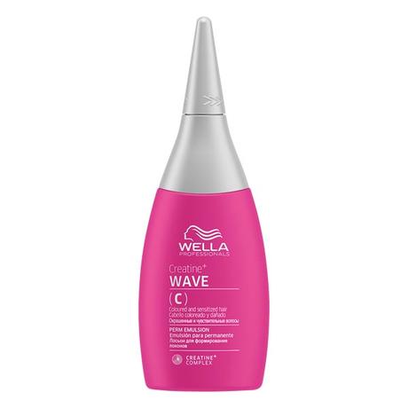Wella Creatine+ Wave Base C/S - per capelli colorati e sensibili, 75 ml