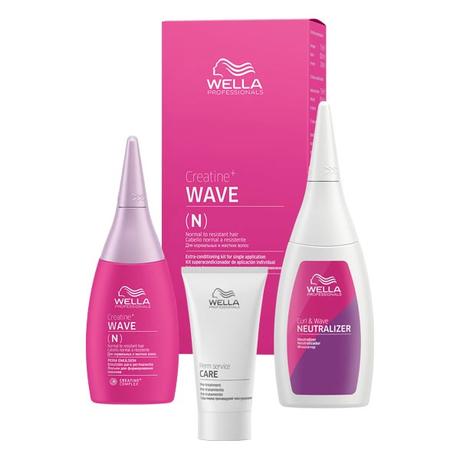 Wella Creatine+ Wave Hair Kit N/R - for normal to unruly hair