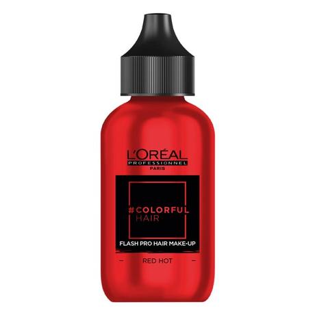 L'Oréal Professionnel Paris #COLORFULHAIR Flash Pro Hair Make-Up Matt Red Hot (5), 60 ml