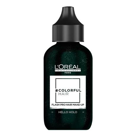 L'Oréal Professionnel Paris #COLORFULHAIR Flash Pro Hair Make-Up Glitzer Hello Holo (9), 60 ml