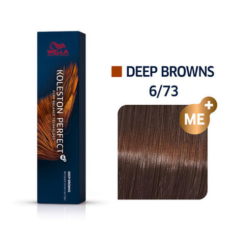 Wella Koleston Perfect Deep Browns 6/73 Biondo Scuro Marrone Oro, 60 ml
