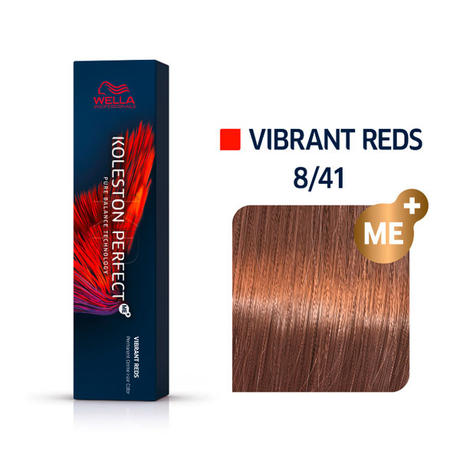 Wella Koleston Perfect Vibrant Reds 8/41 Licht blond rood essen, 60 ml