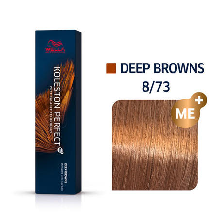 Wella Koleston Perfect Deep Browns 8/73 Biondo Chiaro Marrone Oro, 60 ml