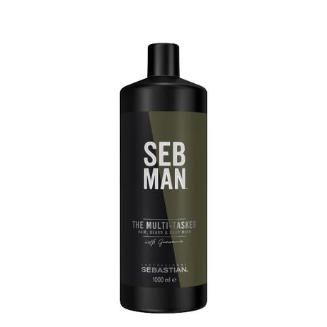 Sebastian SEB MAN The Multitasker Hair, Beard & Body Wash 1 Liter
