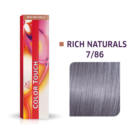 Wella Color Touch Rich Naturals 7/86 Medium Blonde Pearl Violet