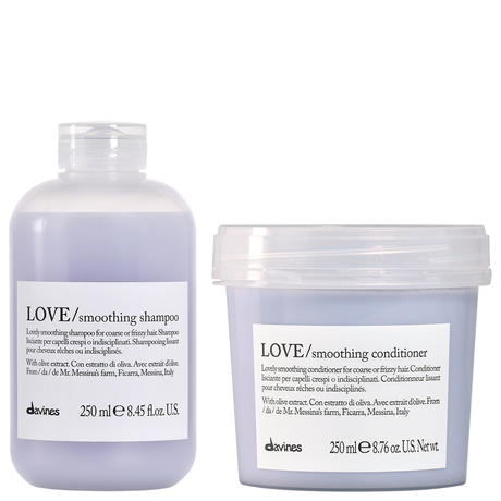 Davines Essential Haircare Love Smooth Set (Shampoo 250 ml + Conditioner 250 ml)