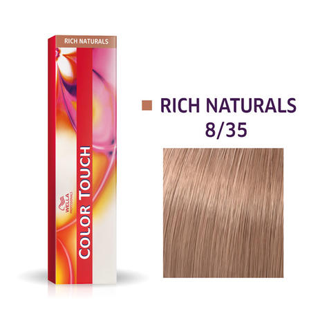 Wella Color Touch Rich Naturals 8/35 Licht Blond Goud Mahonie