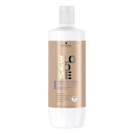 Schwarzkopf Professional BlondMe Cool Blondes Neutralizing Shampoo 1 litre