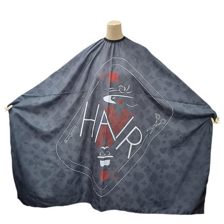 Superior Haarschneideumhang "Poker Design"