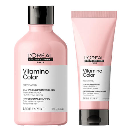 L'Oréal Professionnel Paris Serie Expert Vitamino Color Care Duo Set (Shampoo 300ml + Conditioner 200ml)
