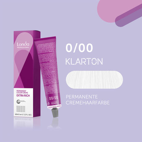 Londa Permanent cream hair color Extra Rich 0/00 clarton, tube 60 ml