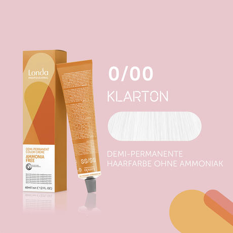 Londa Demi-permanent cream hair color without ammonia 0/00 clarton, tube 60 ml