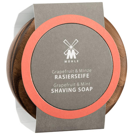 MÜHLE Bol en bois avec savon à barbe