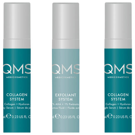 QMS Collagen + Exfoliant Set Medium 3 x 7 ml