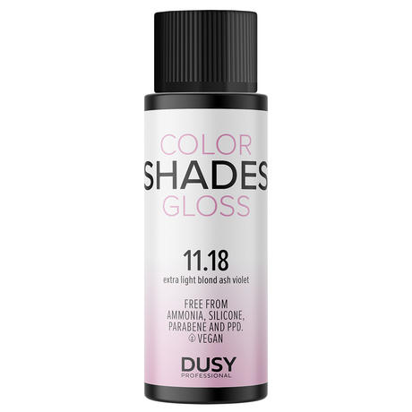dusy professional Color Shades Gloss 11.18 Rubio claro ceniza violeta 60 ml