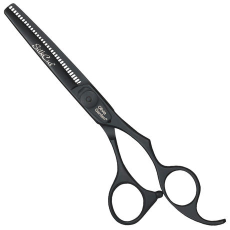 Olivia Garden SilkCut Matt Black Modellierschere