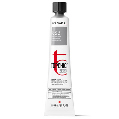 Goldwell Topchic Zero colore di capelli 8SB biondo argento chiaro tubo 60 ml