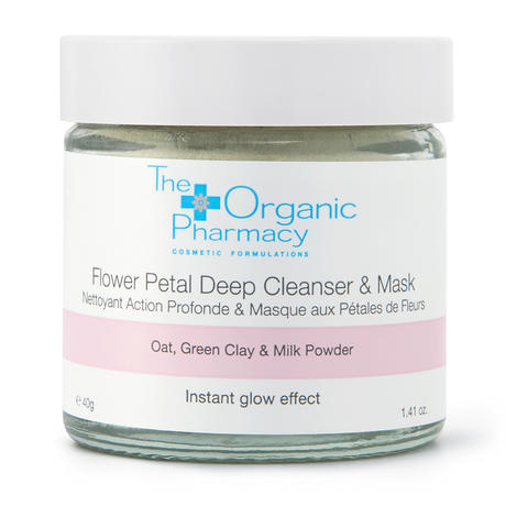 The Organic Pharmacy Flower Petal Deep Cleanser & Mask 40 g