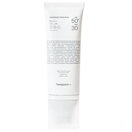 Transparent Lab Lightweight Sunscreen SPF50+