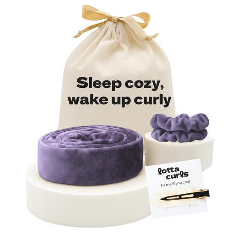 lotta curls Lockenband Set Bright Violet