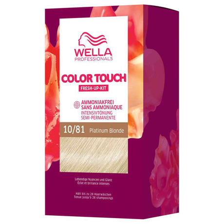 Wella Color Touch Fresh-Up-Kit 10/81 Rubio claro perlado ceniza 130 ml