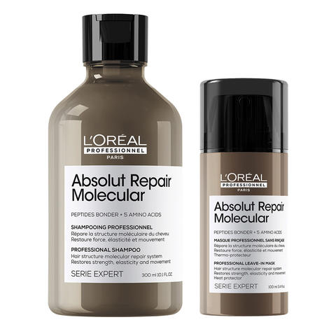 L'Oréal Professionnel Paris Serie Expert Absolut Repair Molecular Set 2 (Shampoo 300ml + Leave in Mask 100ml)