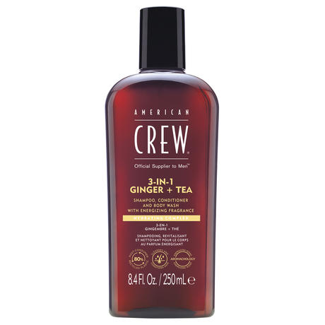 American Crew 3In1 Ginger & Tea Shampoo, Conditioner & Body Wash 250 ml
