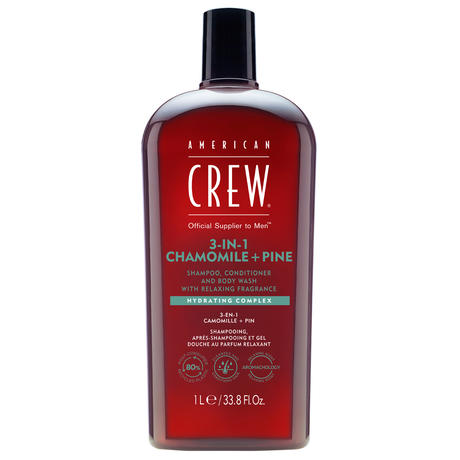 American Crew 3In1 Chamomile & Pine Shampoo, Conditioner & Body Wash 1 Liter