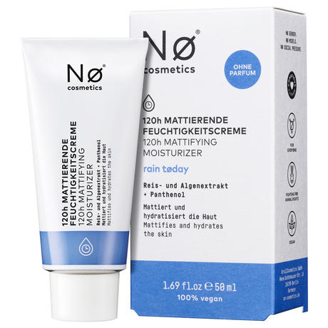Nø Cosmetics rain tøday 120h matterende moisturiser
