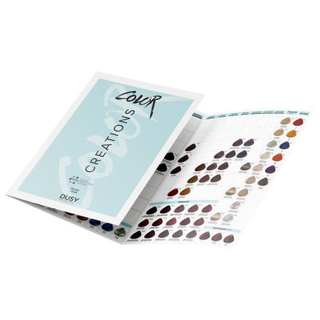dusy professional Color Creations Farbkarte gedruckt