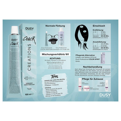 dusy professional Color Creations Mixeckenplakat