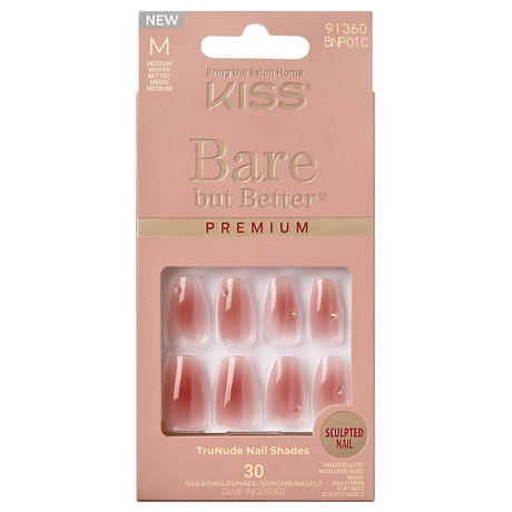 KISS Bare-But-Better Prem Nails Shine
