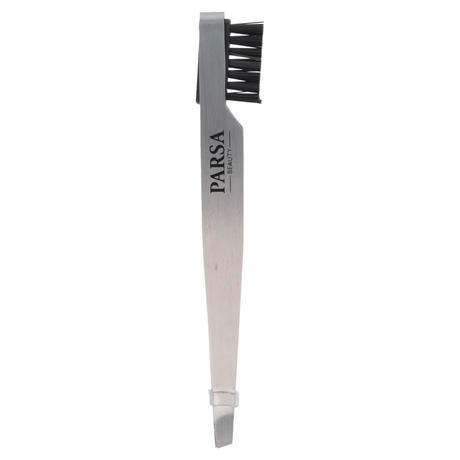 PARSA Beauty Pince à épiler avec brosse à sourcils