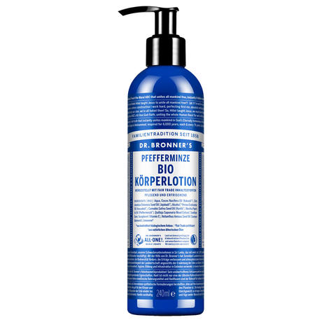 DR. BRONNER'S Lotion corporelle bio à la menthe poivrée