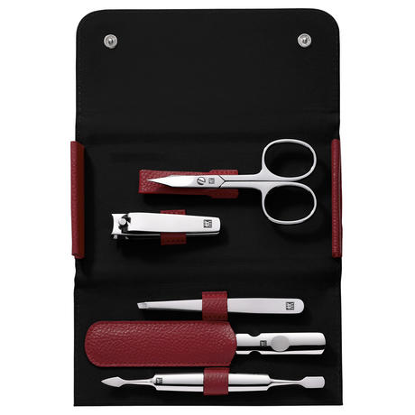 ZWILLING Set manicure 5 pezzi in rosso