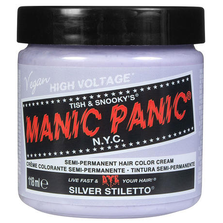 Manic Panic Classic High Voltage Silver Stiletto