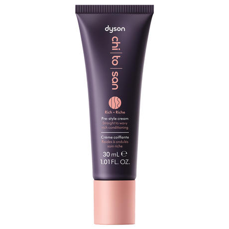 Dyson Chitosan Pre-Style Cream cheveux lisses à ondulés, soin riche 30 ml