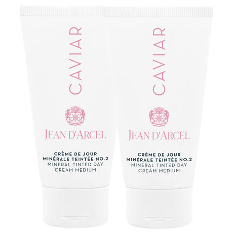JEAN D´ARCEL caviar Lote de 2 teintee créme de jour minérale