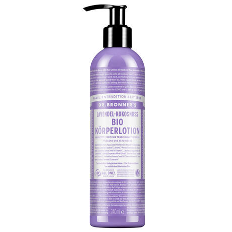 DR. BRONNER'S Lotion corporelle bio à la lavande et à la noix de coco