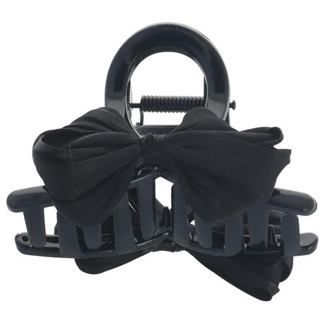 Solida Barrette à cheveux nœud noir