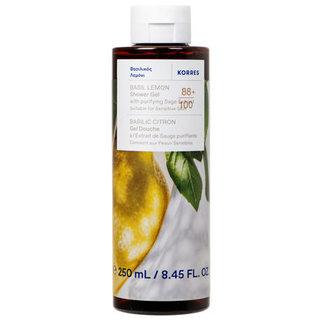 KORRES BASIL LEMON gel douche