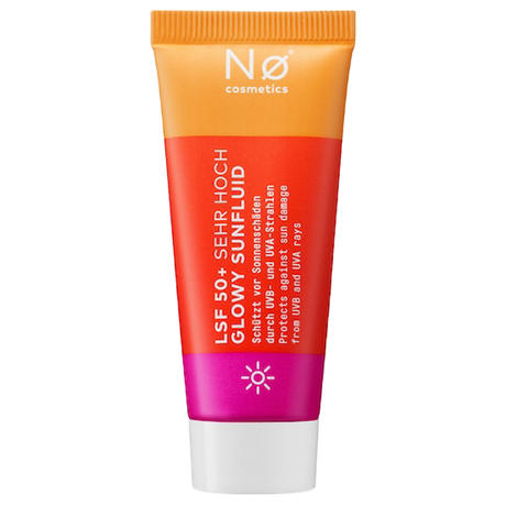 Nø Cosmetics safe tøday Glowy Sunfluid LSF 50+ 20 ml