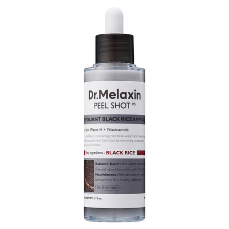 Dr. Melaxin Peel Shot Exfoliating Black Rice Ampoule