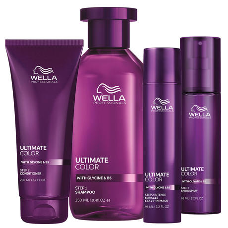Wella Professionals Ultimate Color Expert Kit (Shampoo 250ml + Conditioner 200ml + Mask 95ml + Spray 95ml)