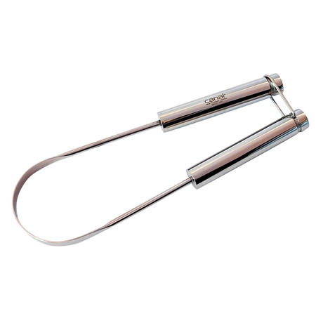Canal Limpiador lingual de acero inoxidable 16 cm