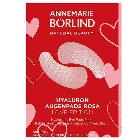 ANNEMARIE BÖRLIND HYALURON AUGENPADS ROSA LOVE EDITION