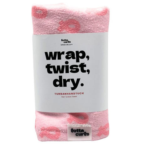 lotta curls Haarturban Mikrofaser pink